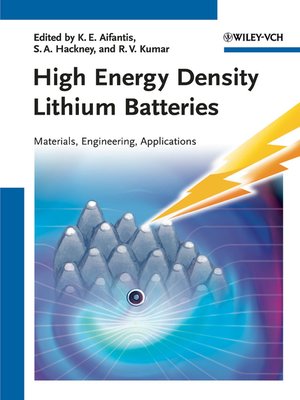 cover image of High Energy Density Lithium Batteries